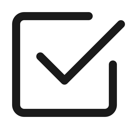 Check2 square icon, solid style, from Bootstrap Icons