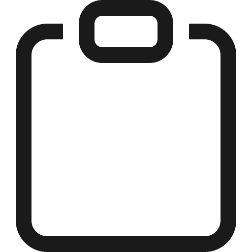 Clipboard icon, solid style, from Bootstrap Icons