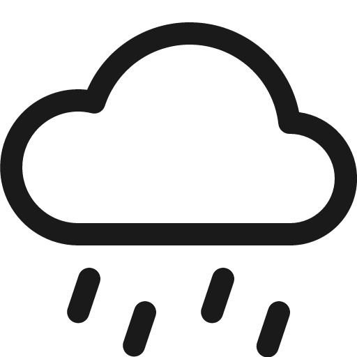 Cloud drizzle icon, solid style, from Bootstrap Icons
