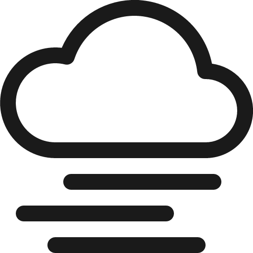 Cloud haze icon, solid style, from Bootstrap Icons