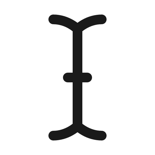 Cursor text icon, solid style, from Bootstrap Icons
