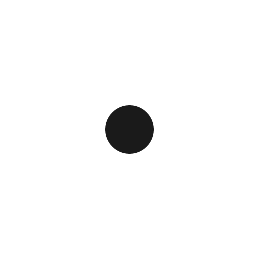 Dot icon, solid style, from Bootstrap Icons