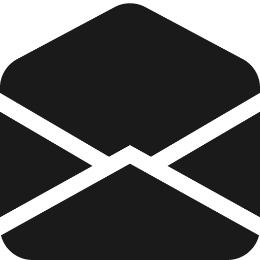 Envelope open fill icon, filled style, from Bootstrap Icons