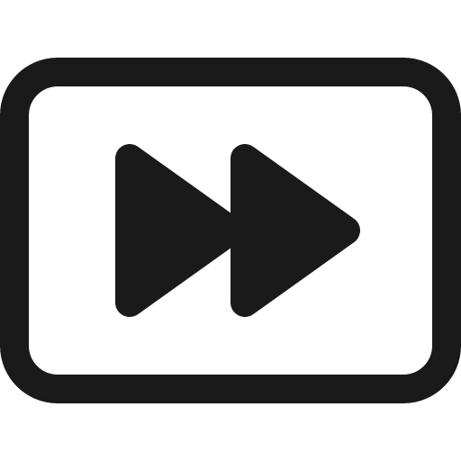 Fast forward btn icon, solid style, from Bootstrap Icons
