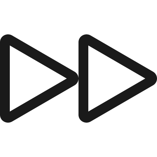 Fast forward icon, solid style, from Bootstrap Icons
