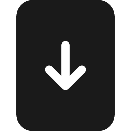 File arrow down fill icon, filled style, from Bootstrap Icons