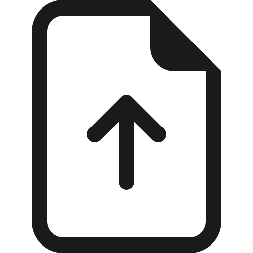 File earmark arrow up icon, solid style, from Bootstrap Icons