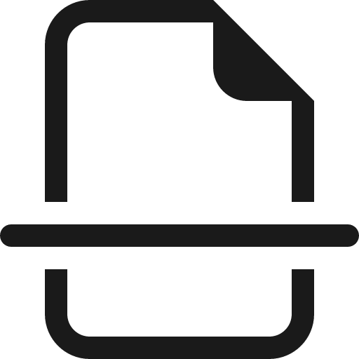 File earmark break icon, solid style, from Bootstrap Icons
