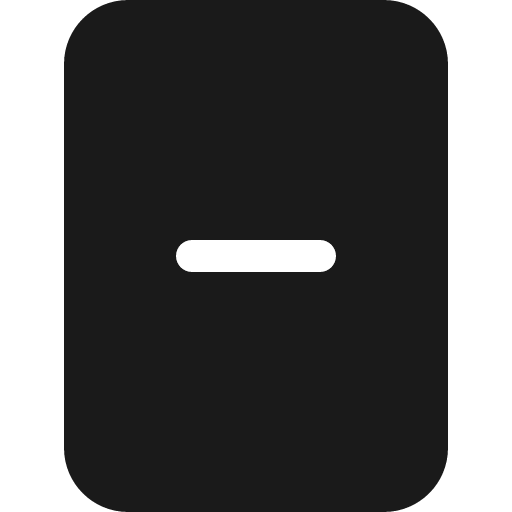File minus fill icon, filled style, from Bootstrap Icons