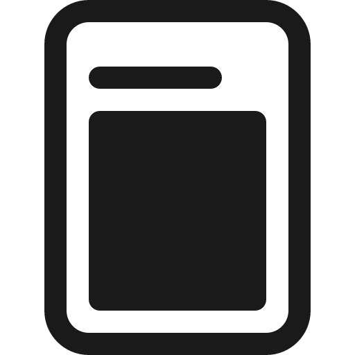File post icon, solid style, from Bootstrap Icons