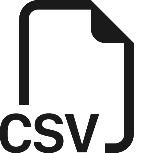 Filetype csv icon, solid style, from Bootstrap Icons