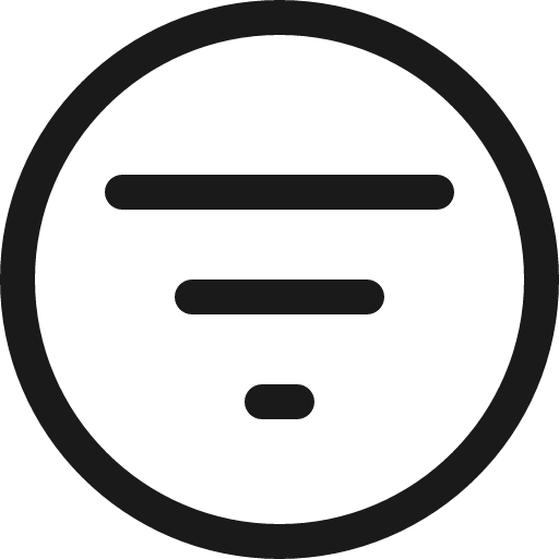 Filter circle icon, solid style, from Bootstrap Icons