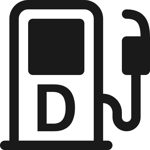 Fuel pump diesel icon, solid style, from Bootstrap Icons
