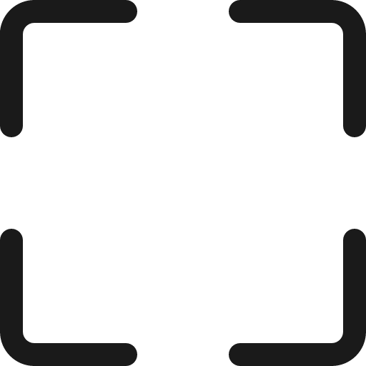 Fullscreen icon, solid style, from Bootstrap Icons