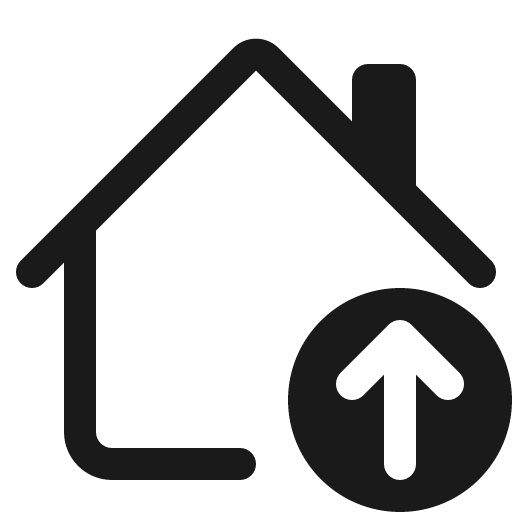House up icon, solid style, from Bootstrap Icons