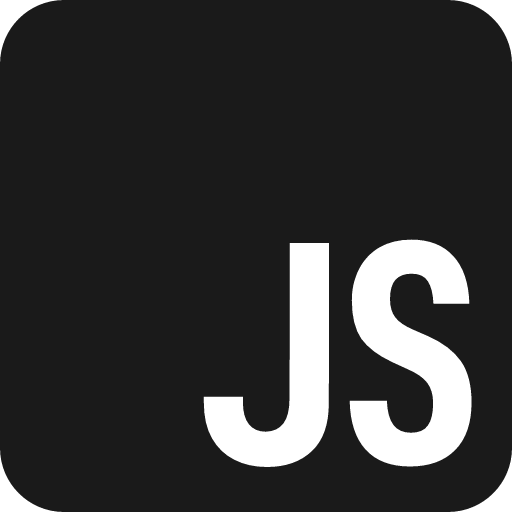 Javascript icon, solid style, from Bootstrap Icons