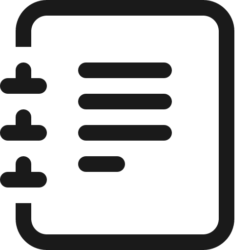Journal text icon, solid style, from Bootstrap Icons