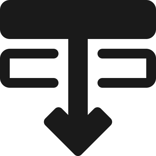 Layer backward icon, solid style, from Bootstrap Icons