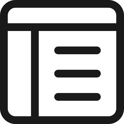 Layout text window reverse icon, solid style, from Bootstrap Icons