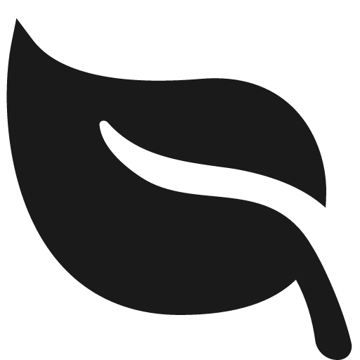 Leaf fill icon, filled style, from Bootstrap Icons