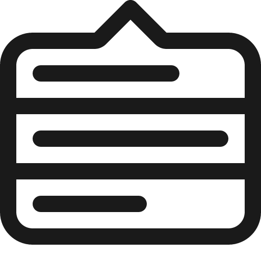 Menu down icon, solid style, from Bootstrap Icons