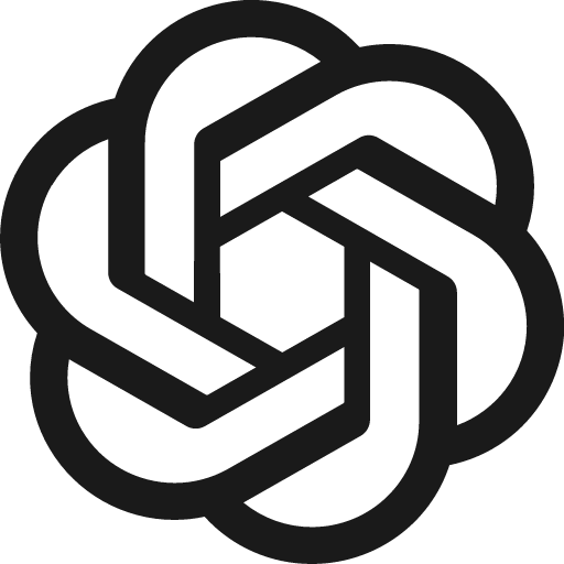 Openai icon, solid style, from Bootstrap Icons