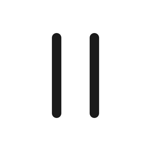Pause icon, solid style, from Bootstrap Icons