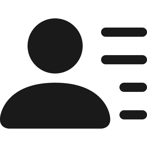 Person lines fill icon, filled style, from Bootstrap Icons