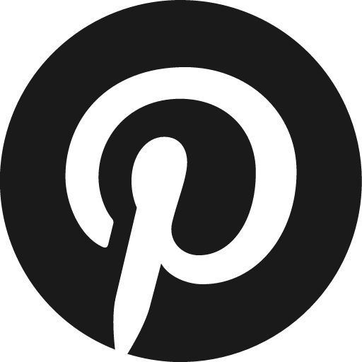 Pinterest icon, solid style, from Bootstrap Icons