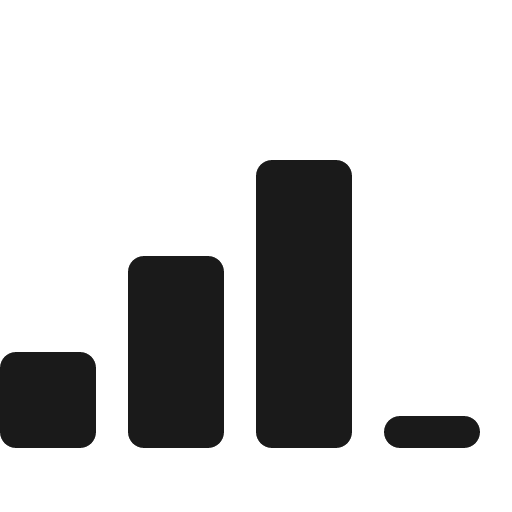 Reception 3 icon, solid style, from Bootstrap Icons