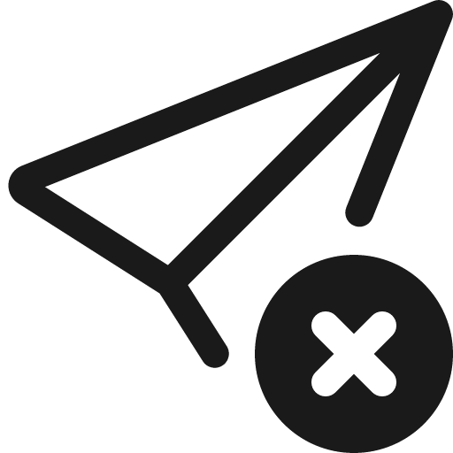 Send x icon, solid style, from Bootstrap Icons