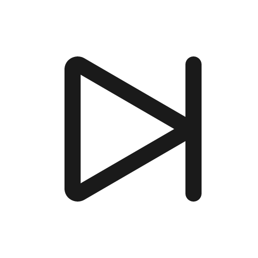 Skip end icon, solid style, from Bootstrap Icons