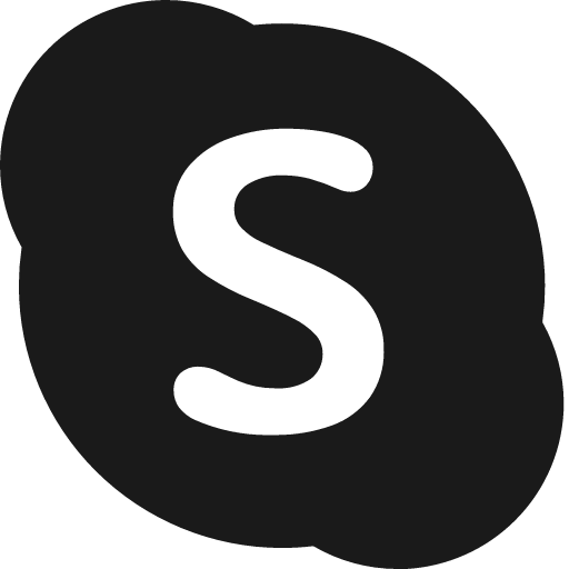 Skype icon, solid style, from Bootstrap Icons