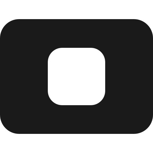 Stop btn fill icon, filled style, from Bootstrap Icons