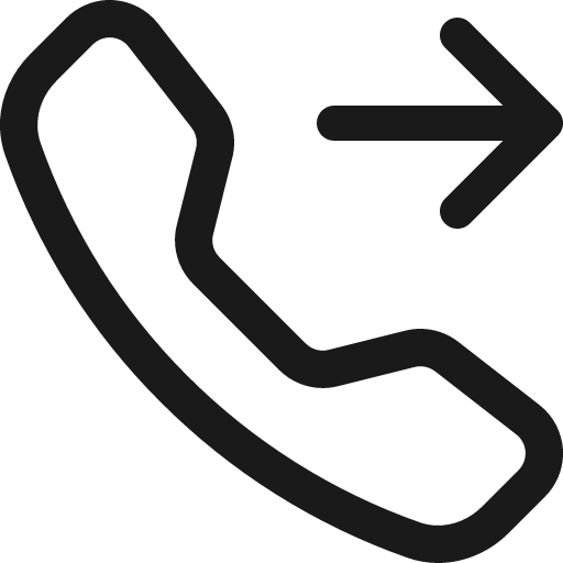 Telephone forward icon, solid style, from Bootstrap Icons