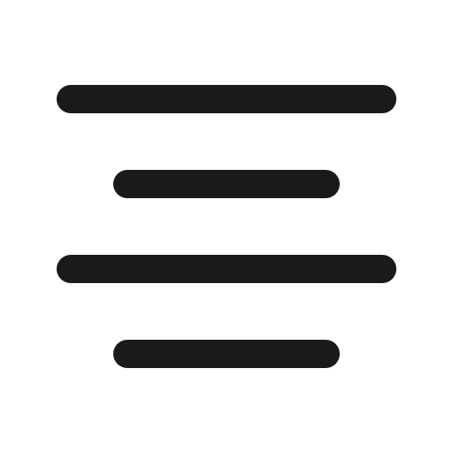 Text center icon, solid style, from Bootstrap Icons