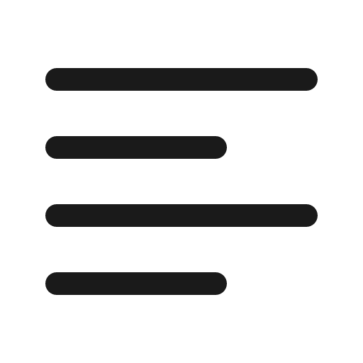 Text left icon, solid style, from Bootstrap Icons