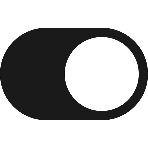 Toggle on icon, solid style, from Bootstrap Icons