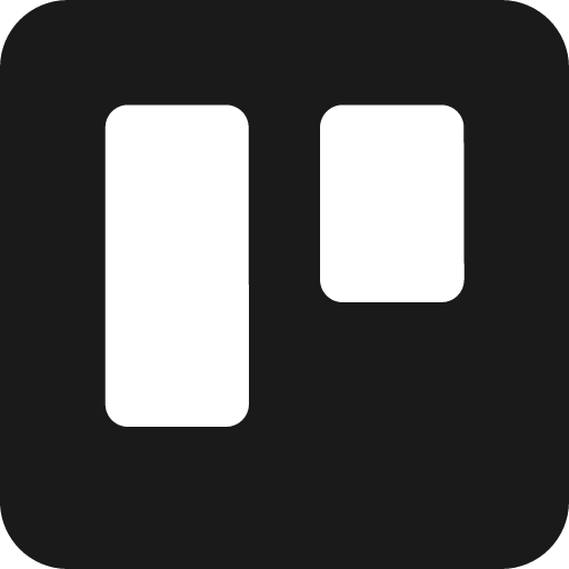 Trello icon, solid style, from Bootstrap Icons