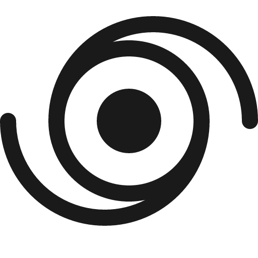 Tropical storm icon, solid style, from Bootstrap Icons