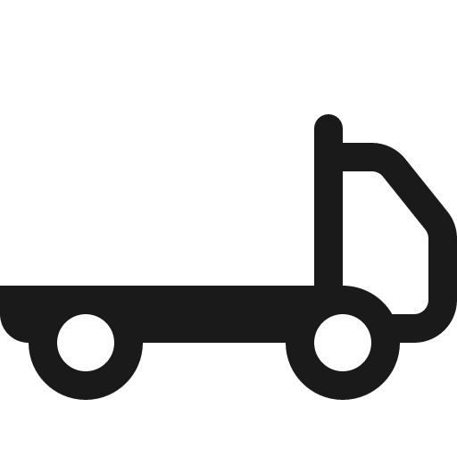 Truck flatbed icon, solid style, from Bootstrap Icons