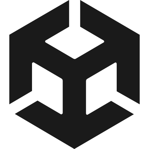 Unity icon, solid style, from Bootstrap Icons