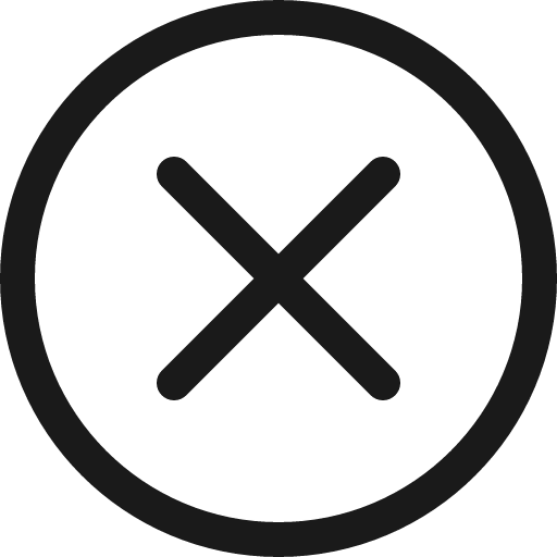 X circle icon, solid style, from Bootstrap Icons
