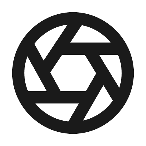 Aperture icon, solid style, from BoxIcons v2