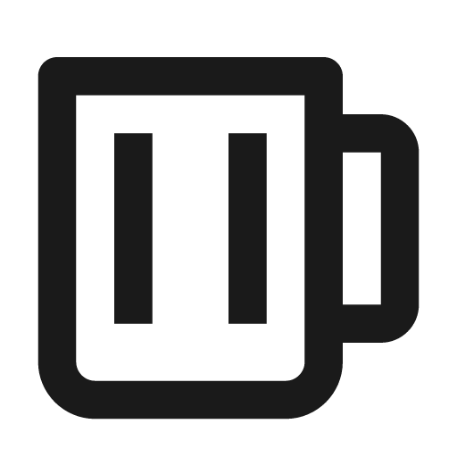 Beer icon, solid style, from BoxIcons v2