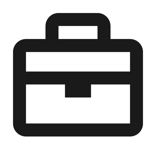 Briefcase icon, solid style, from BoxIcons v2