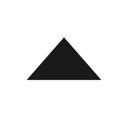 Caret up icon, solid style, from BoxIcons v2
