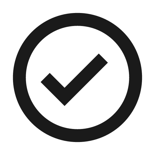 Check circle icon, solid style, from BoxIcons v2