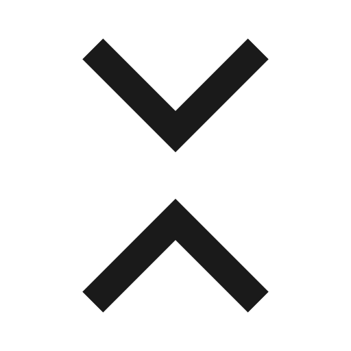 Collapse vertical icon, solid style, from BoxIcons v2