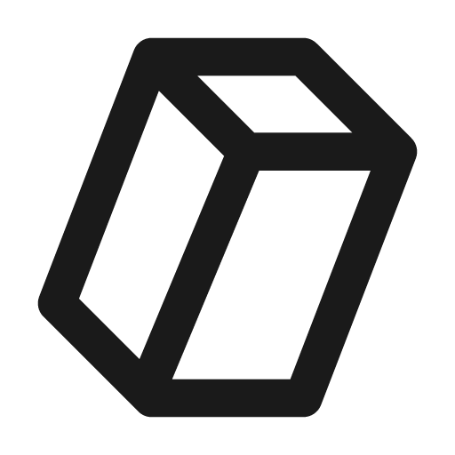 Cuboid icon, solid style, from BoxIcons v2
